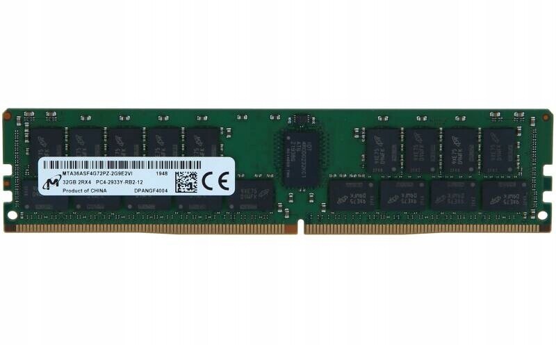 Paměť Micron 32GB DDR4 2933MHz Rdimm Ecc server MTA36ASF4G72PZ-2G9E2