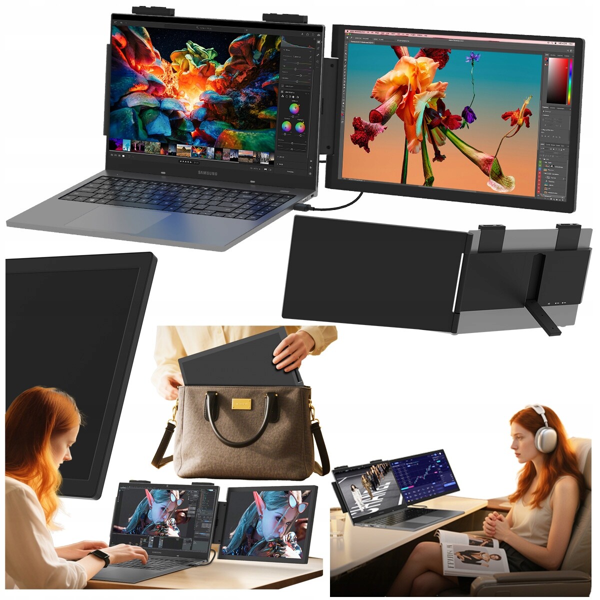 Přenosný monitor Do Notebooku Konzole 14