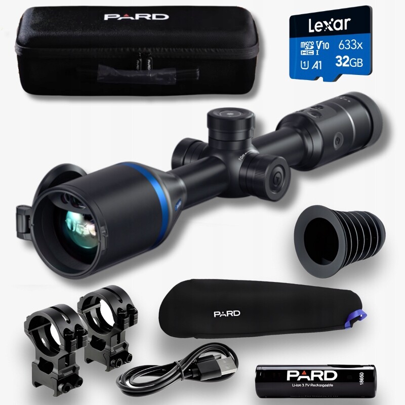 Termovizní zaměřovač s dálkoměrem Pard Pantera 640 eX Lrf 50 mm Sada