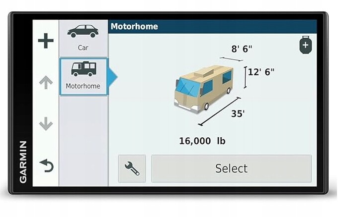 Garmin Camper 770 Lmt-d navigační zařízení (dotykový displej)