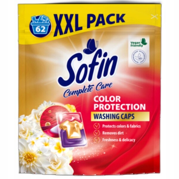 Sofin kapsle na praní barevných tkanin 62 kusů