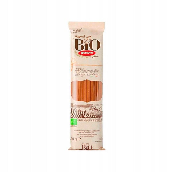 7X Granoro Těstoviny celozrnné špagety Bio 500 g