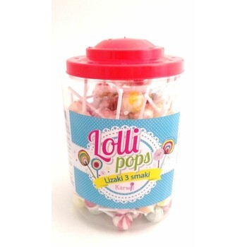 Karwit lízátka Lízátka a ovocem 3 příchutě, 150 ks