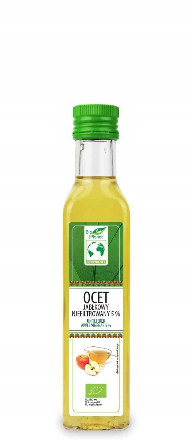 5X Bio Planet Jablečný ocet Nefiltrovaný Bio 5 % 250 ml