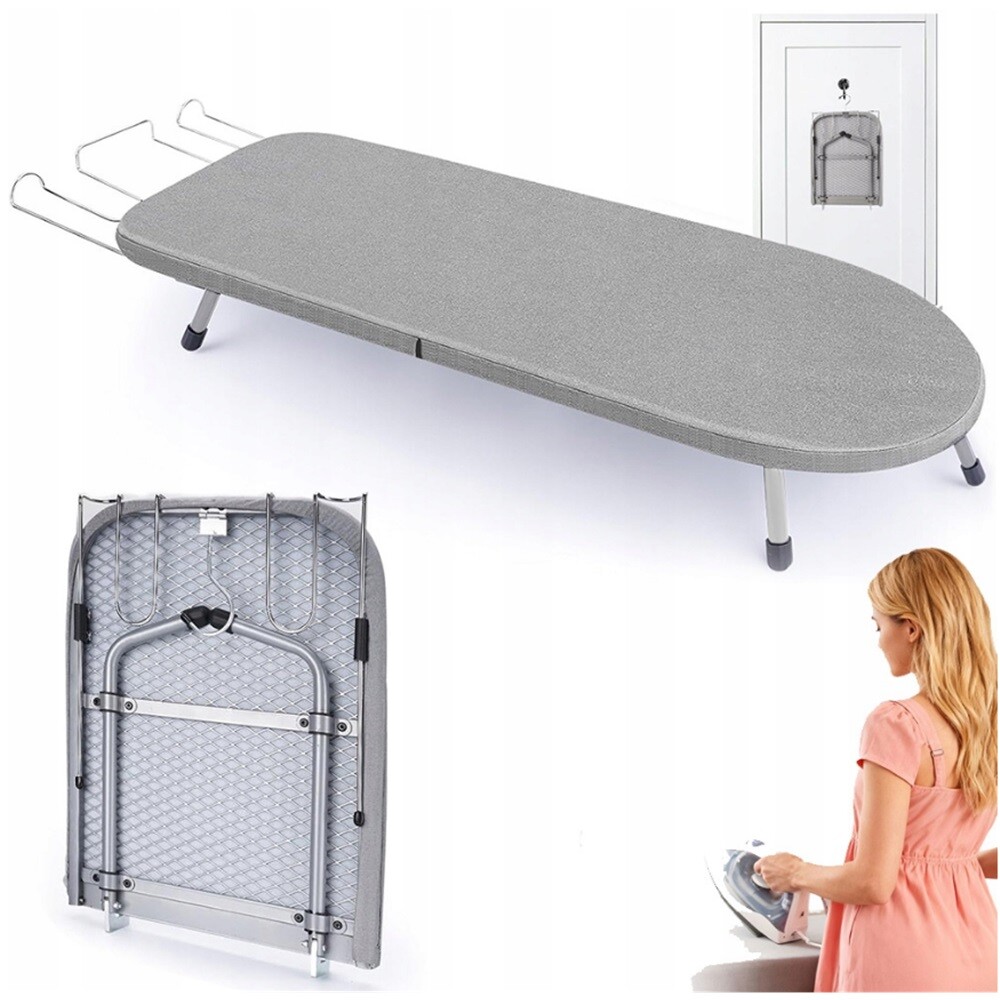 Kompaktní Žehlicí Prkno 81 X 30 CM, Stabilní Cestovní Kolej