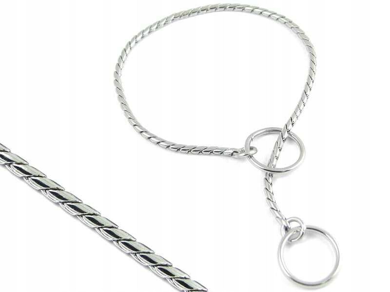 Obojek výstavní hadí řetízek 65 cm