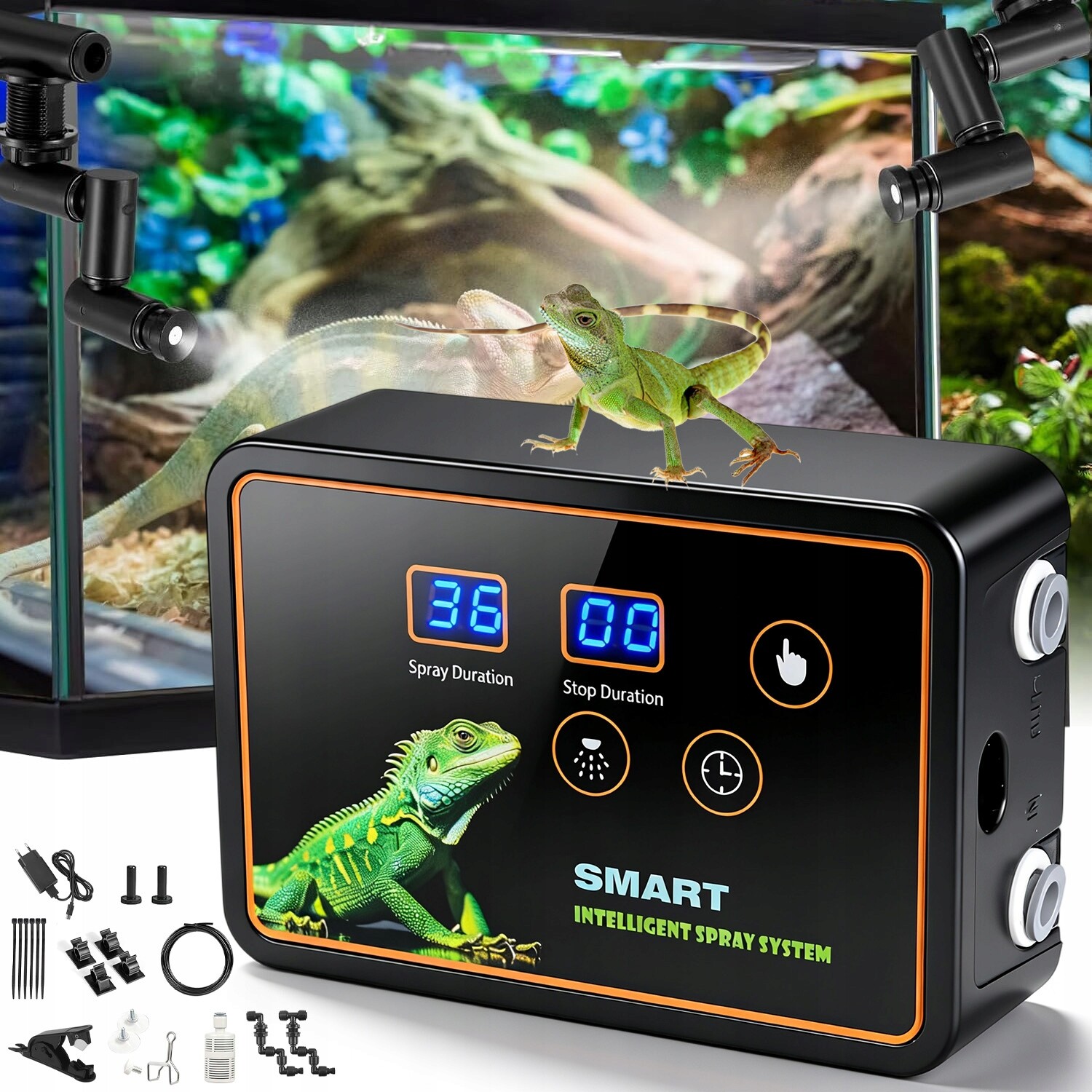 Programovatelný 360° Zvlhčovač Pro Terária A Skleníky – Multifunkční