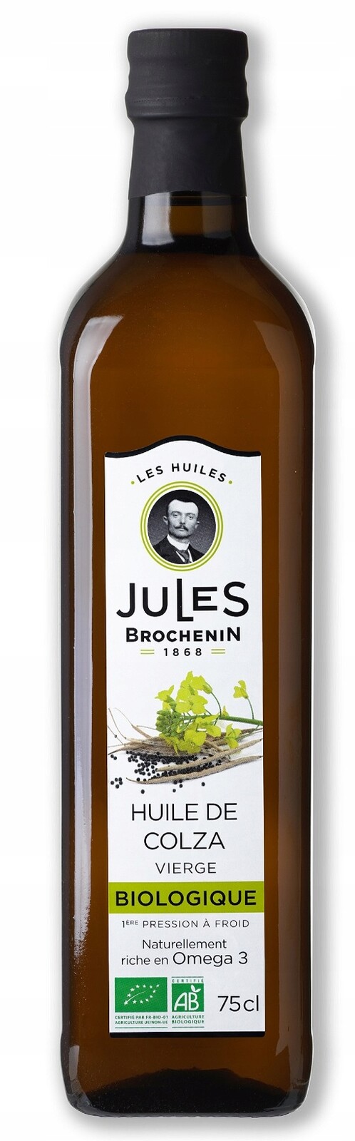 2x Jules Brochenin Řepkový olej Omega 3 Bio 750 ml