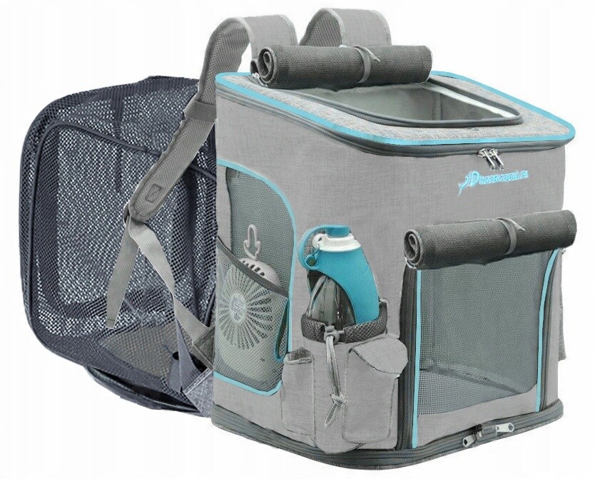 Batoh Přepravka Taška Pro Kočky Psa Rozkládací Kotec XL