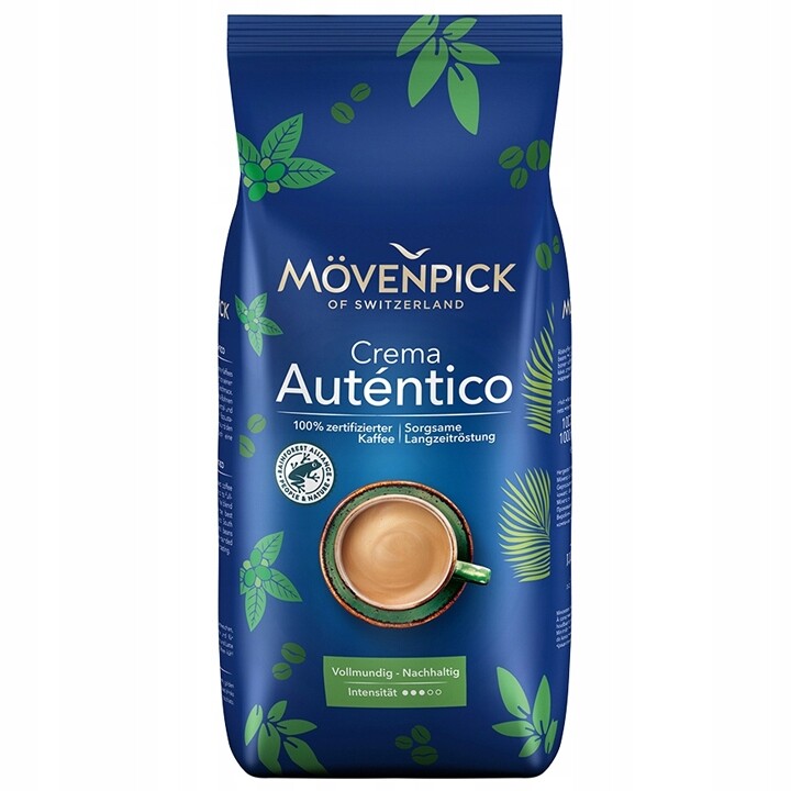 Movenpick Crema Autentico káva zrnková káva 1 kg