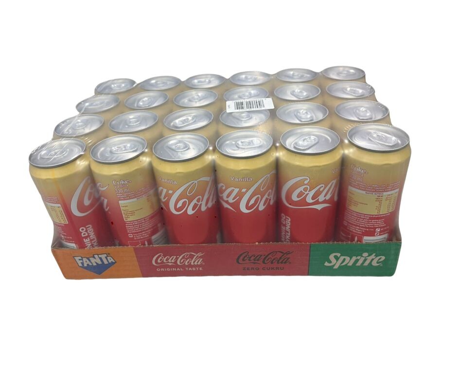 Coca Cola Vanilla Sleek 330 ml 24 kusů