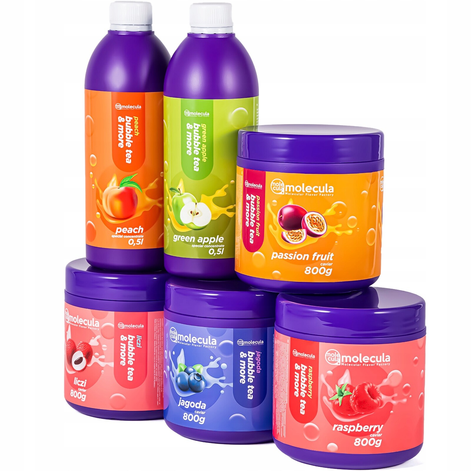 Bubble Tea Obrovský Párty Set 4x Kuličky 2x Sirup Slámky