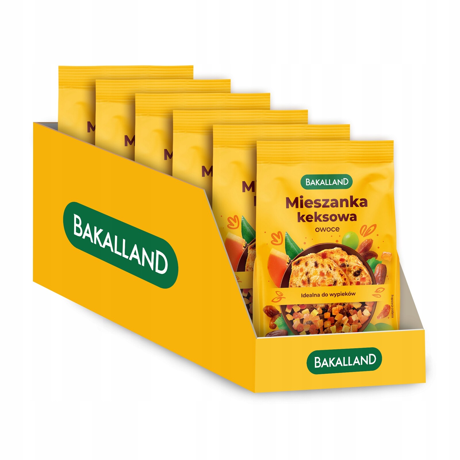 Keksová směs sušené ovoce Bakalland pro keks, pečivo, koláče 6x400 g