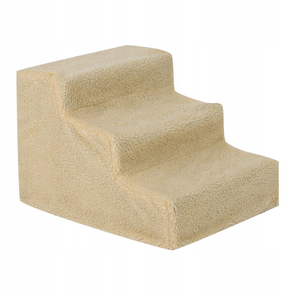 3-stupňový žebřík pro psa a kočku s odnímatelným krytem pro vysoké D7