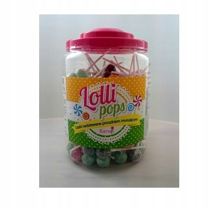 150 x 8 g Karwit Lízátka šumivé ovoce a cola