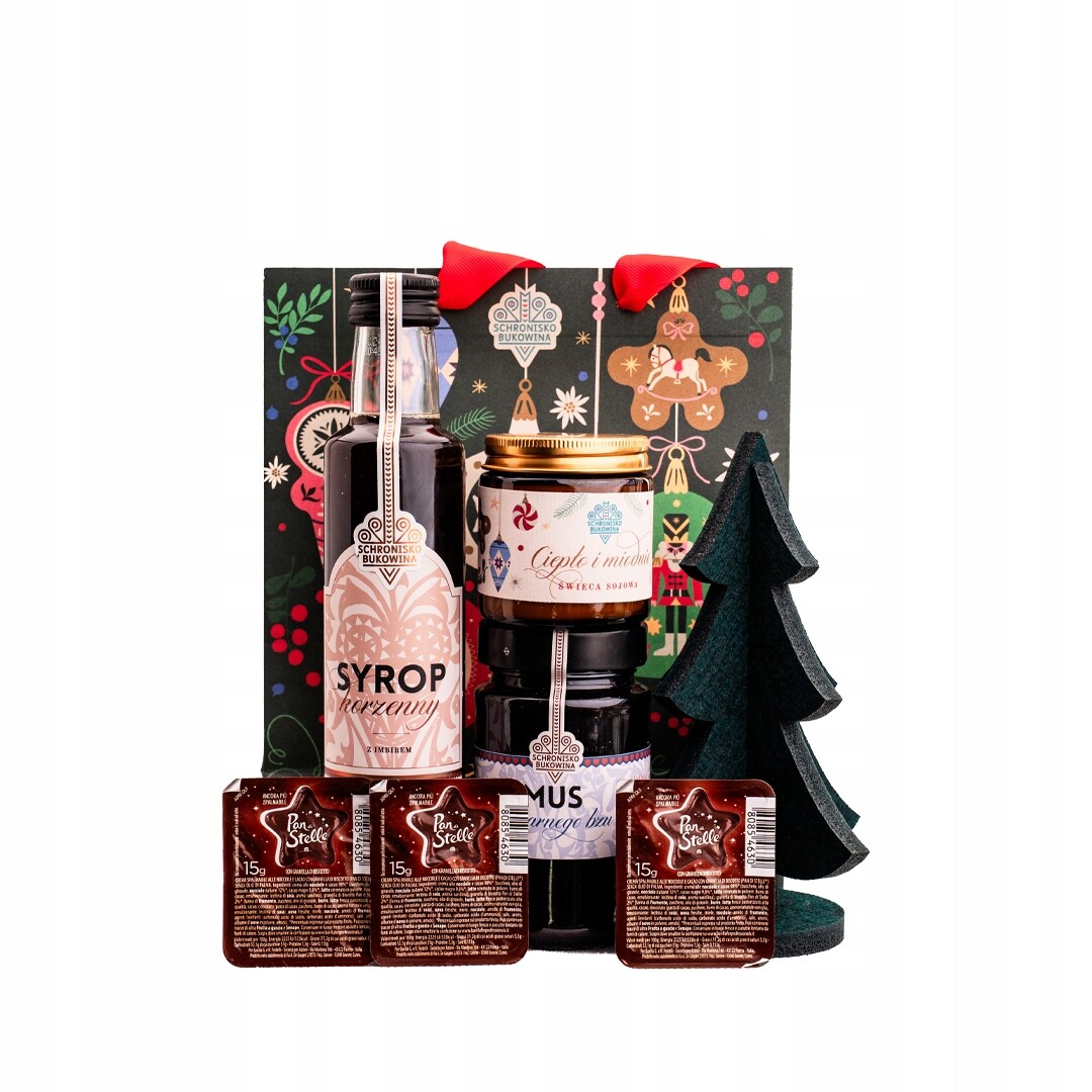 Dárek – balíček pod stromeček Kouzlo horského vánočního stromku, dárková krabička