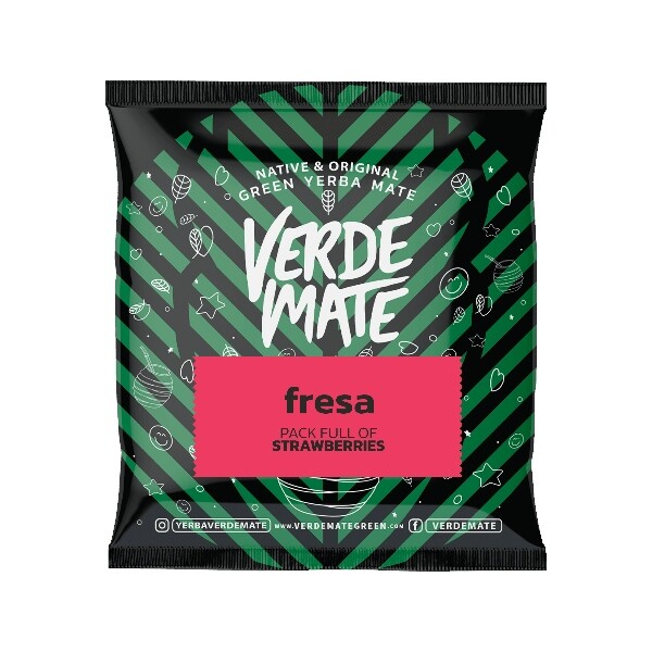 10 x Verde Mate Green Fresa 50 g