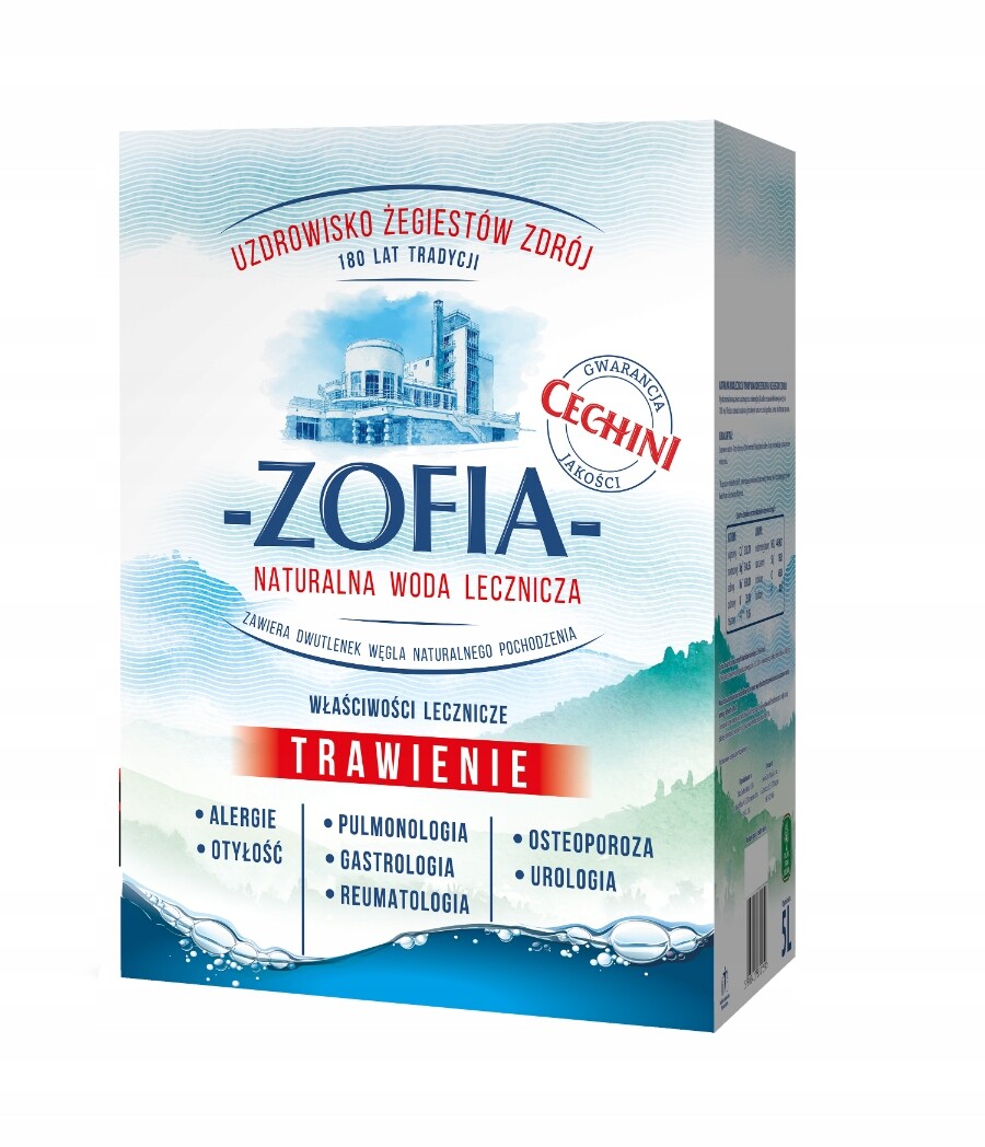 Léčivá voda Cechini Zofia 5 l