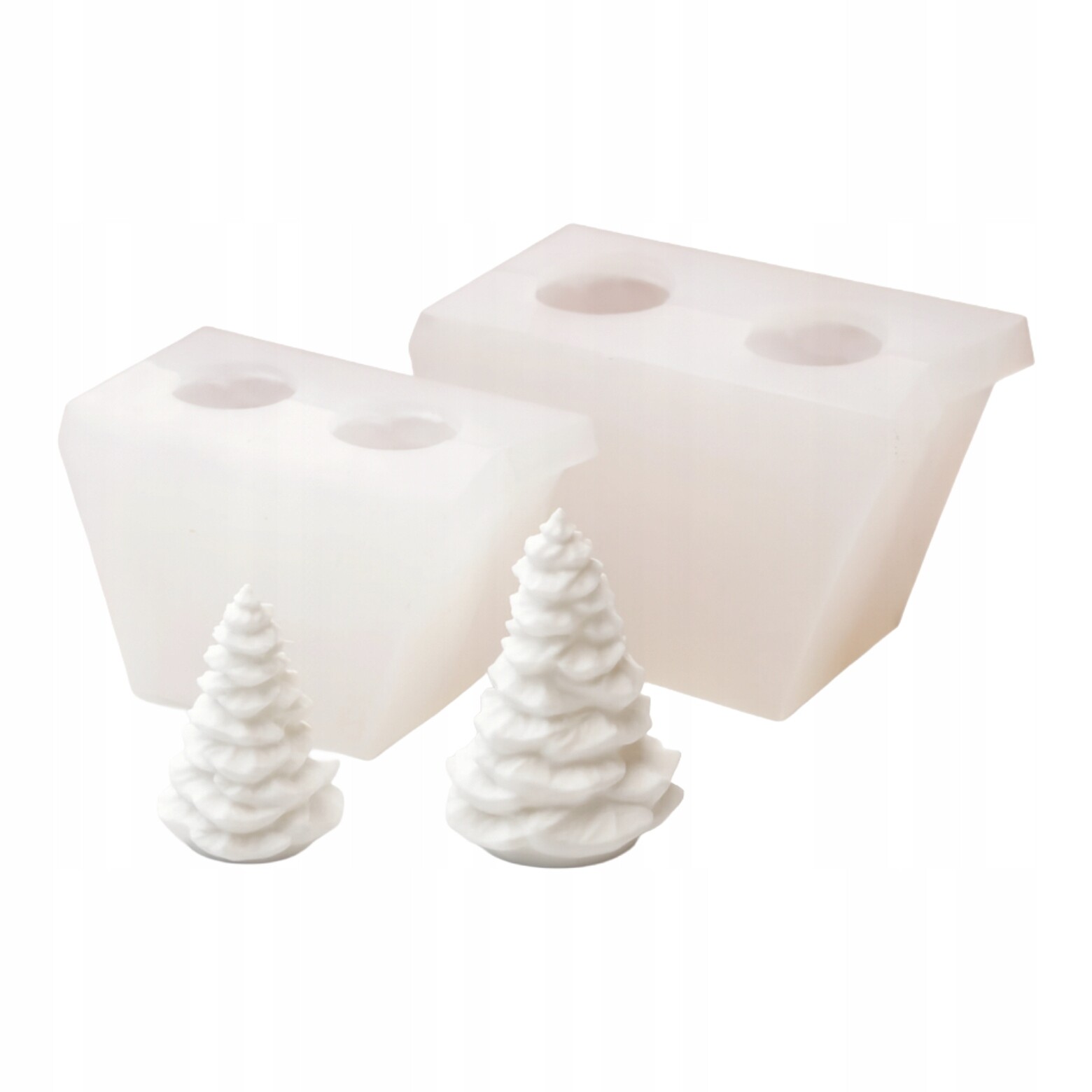 Silikonová forma na ruční výrobu malých vánočních stromků Dinara Kasko