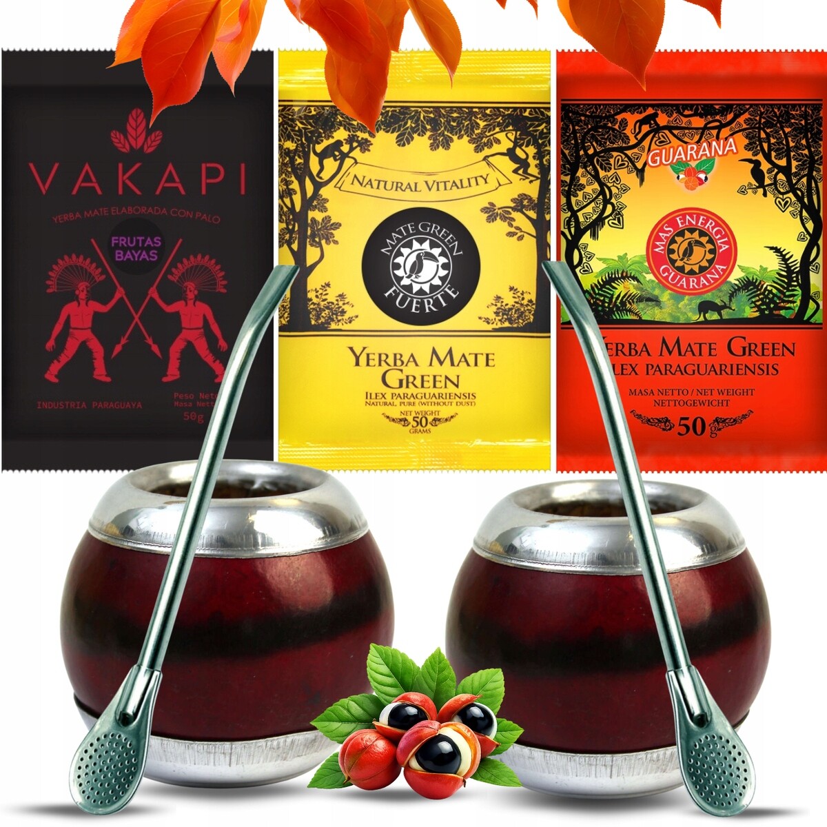 Sada Yerba Mate Green na zimu Tykvy Premium Pro Dva