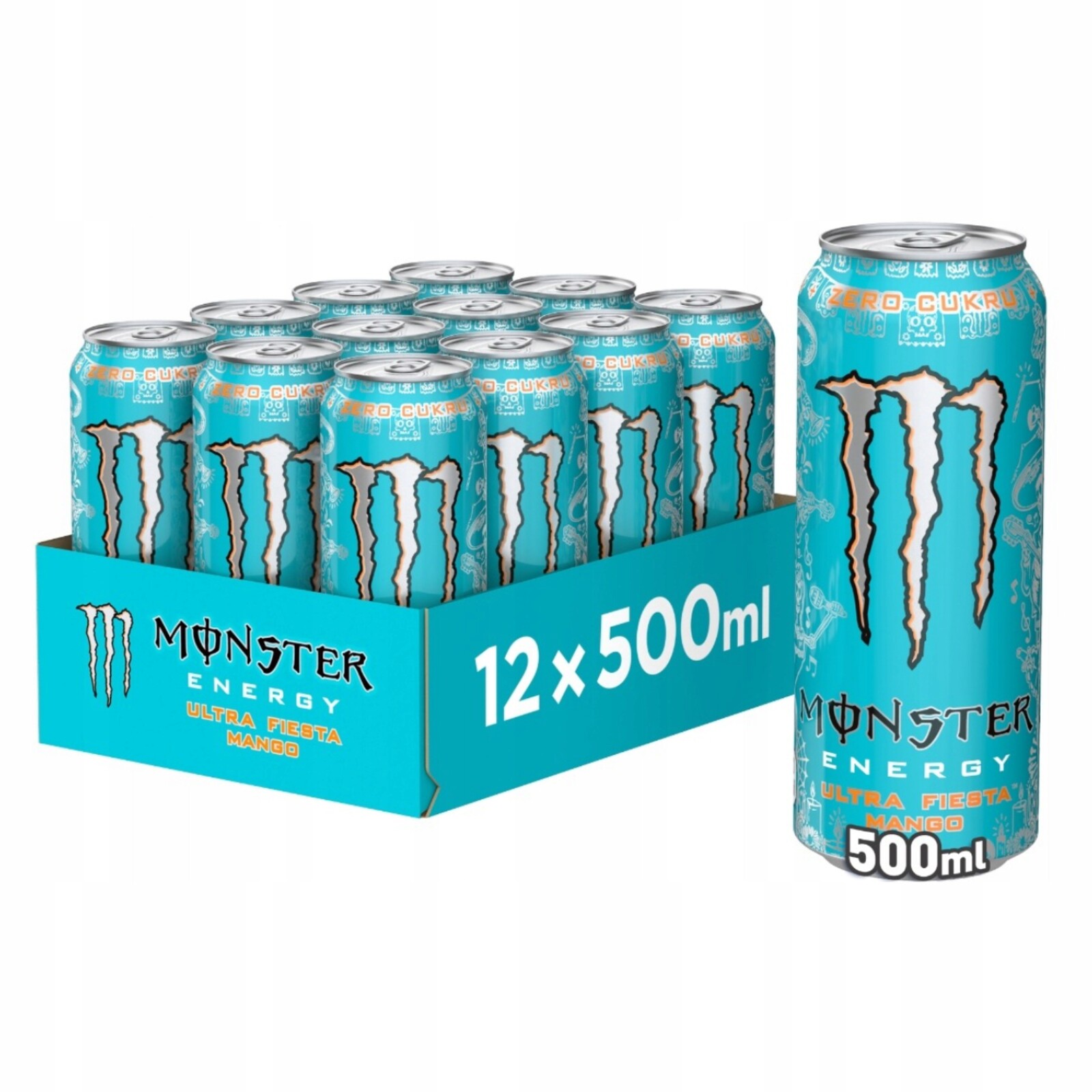 Energetický nápoj Monster Energy Ultra Fiesta Mango 12 x 500 ml