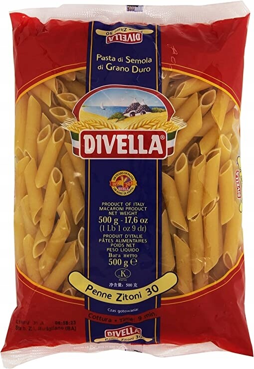 9X Divella Penne Zitoni 30