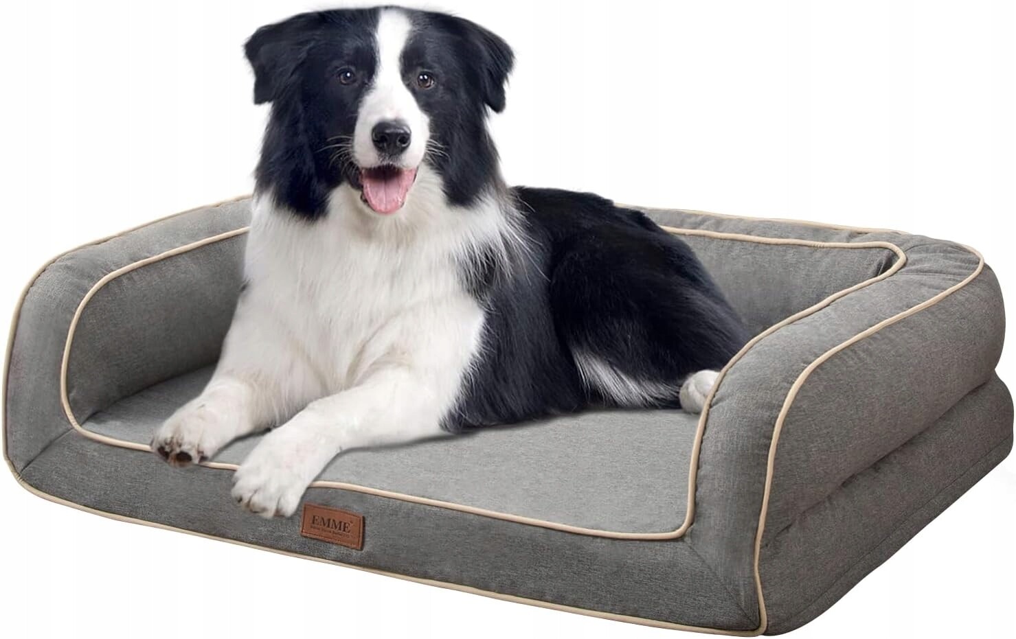 Emme Pelíšek Šedý, Velikost L, Ortopedické, 91,5×71 CM, Komfortní