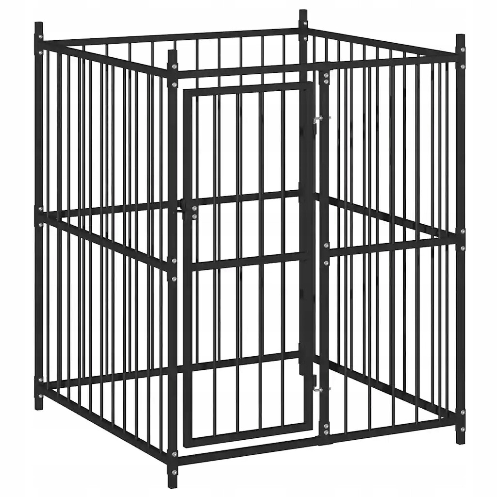 Kotec pro psa XL, 120x120x150 cm, černá