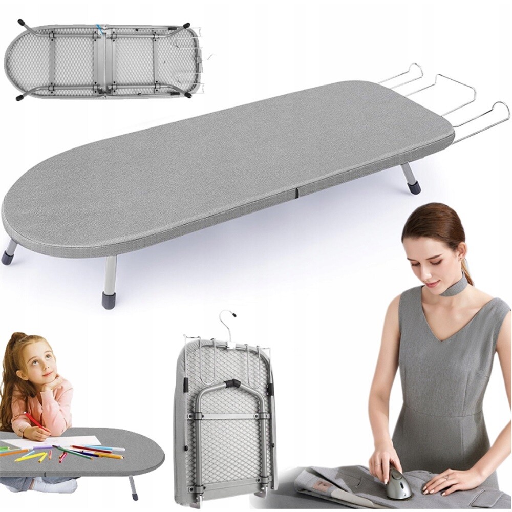 Žehlicí Prkno Skládací 81 X 30 CM Nerezová Ocel Pro Parní Žehlení