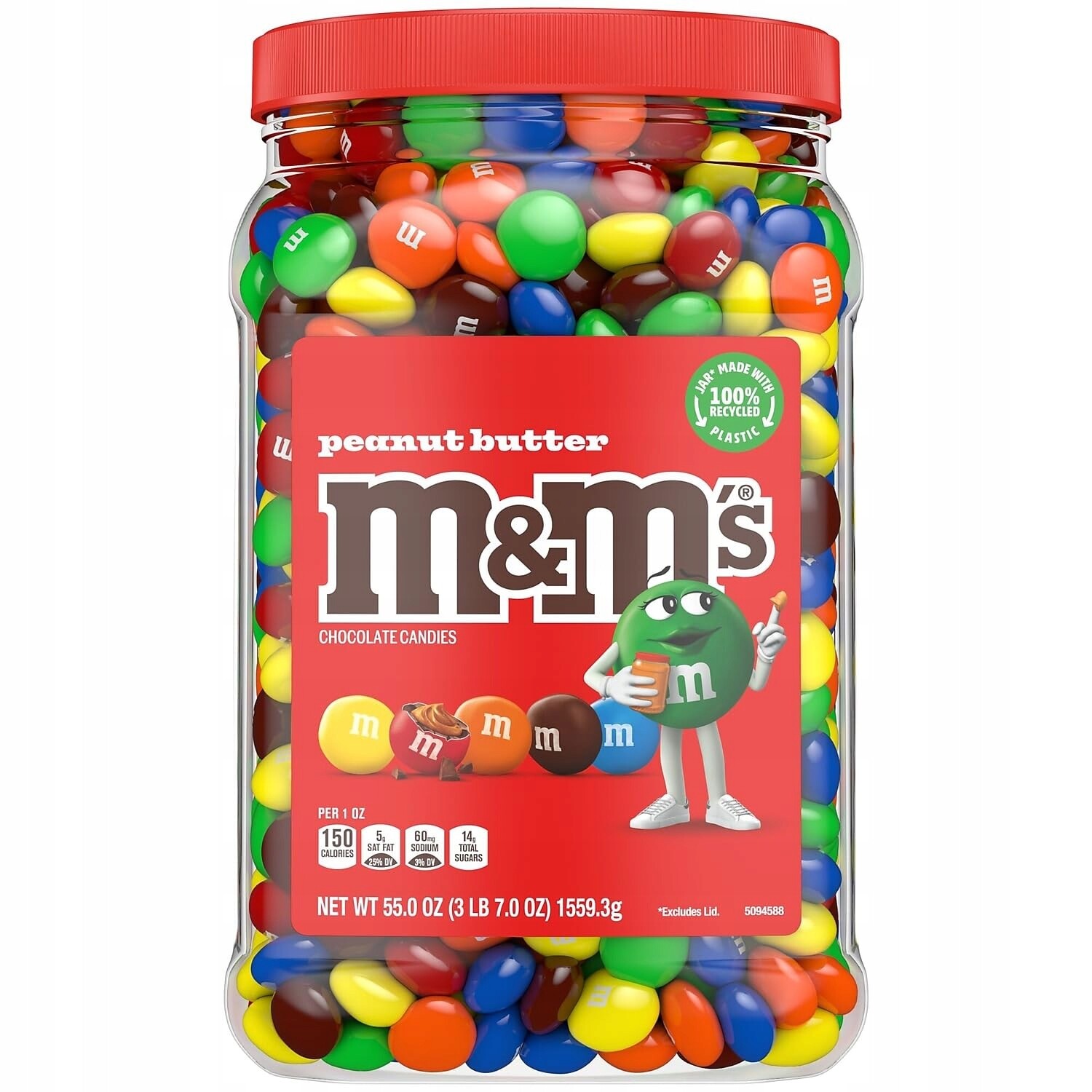 M&M's Peanut Butter arašídové máslo 1,6 kg sklenice