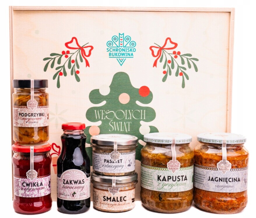 Dárková sada: suchý vánoční svátek – Schronisko Bukowina