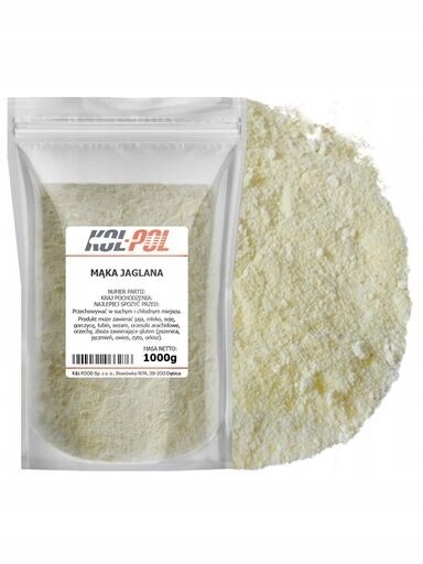 5x Jáhlová Mouka 1kg Přírodní z jáhlového prosa, čerstvá kvalita Kol-Pol