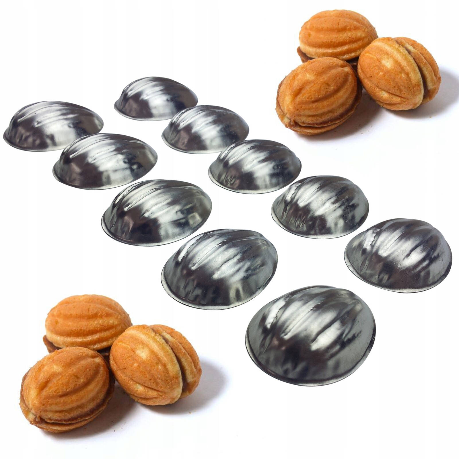 Formičky Na Pečení Sušenek A Oříškových Koláčů Forma Na Oříšky 10 ks #10