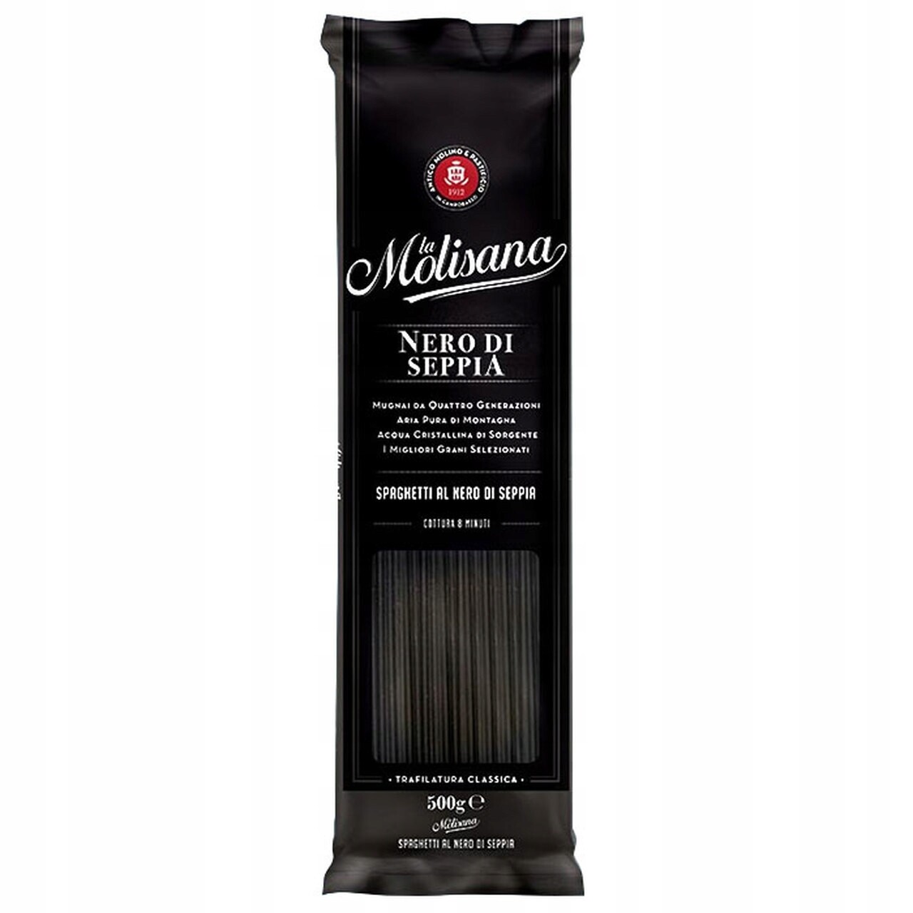 5X Molisana nero di seppia 500g italský těstoviny