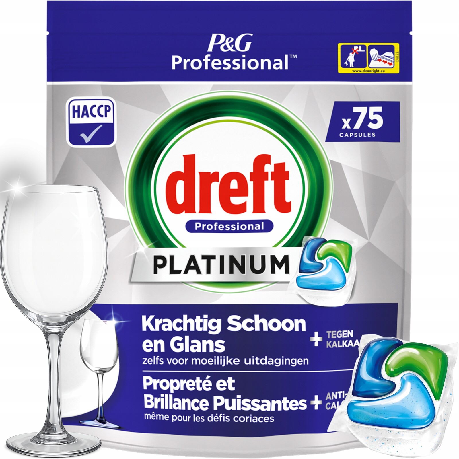 Kapsle Do Myčky Dreft Platinum All In One Regular Professional 75ks