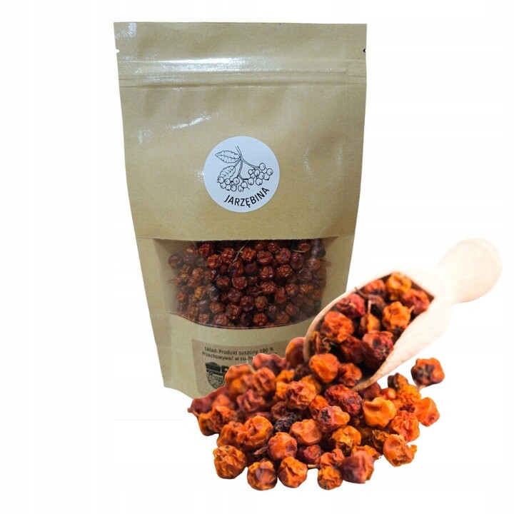 Jeřabina Sušená Plodová Jeřabina Čaj Ekologický 50G Podlaský