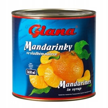 Mandarinky Giana – 2,65 kg šťavnatých mandarinek v nálevu