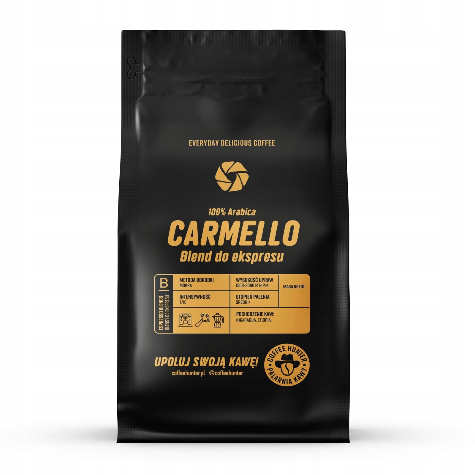Carmello Blend Káva 500 g Coffee Hunter Sp. z o.o.