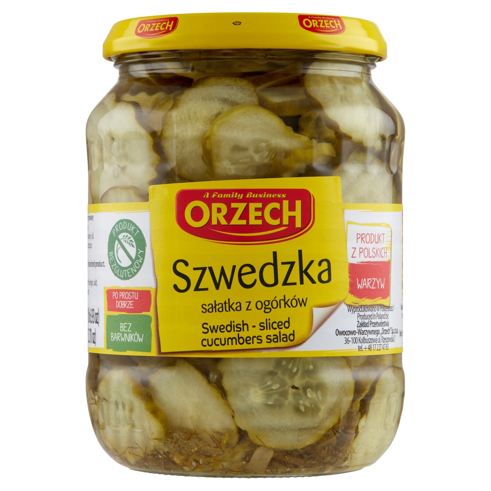 5 x Švédský ořechový salát z okurek 650 g