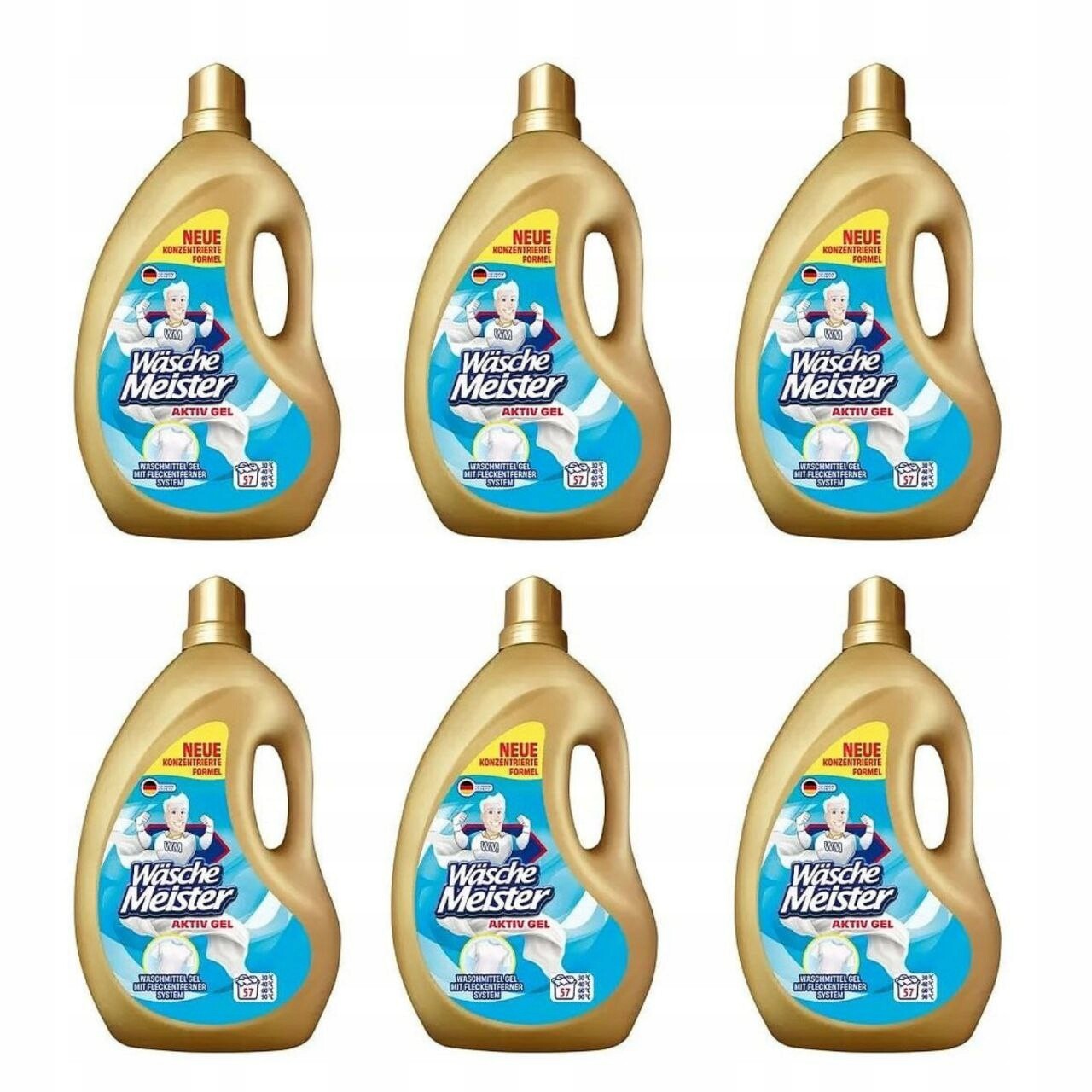 Gel Na Praní Waschemeister Gold 2L Universal 57PR Německý 6 Ks