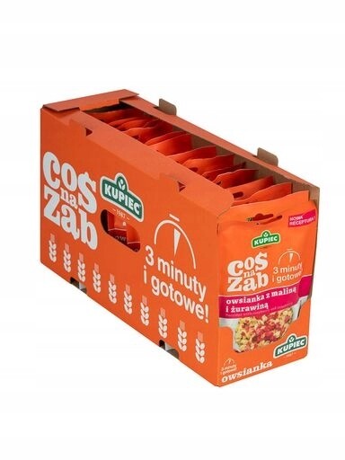 2x Kupiec Ovesná Kaše malinovo-brusinková 14 x 50 g