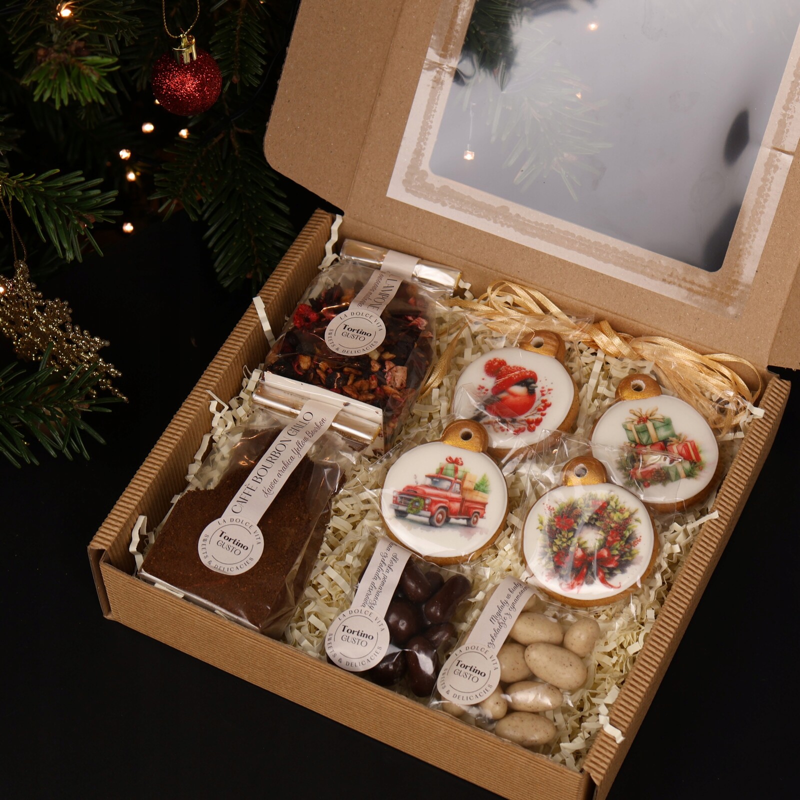 Vánoční balíček Č..4 Perníčky jako dárek 4 ks v sadě