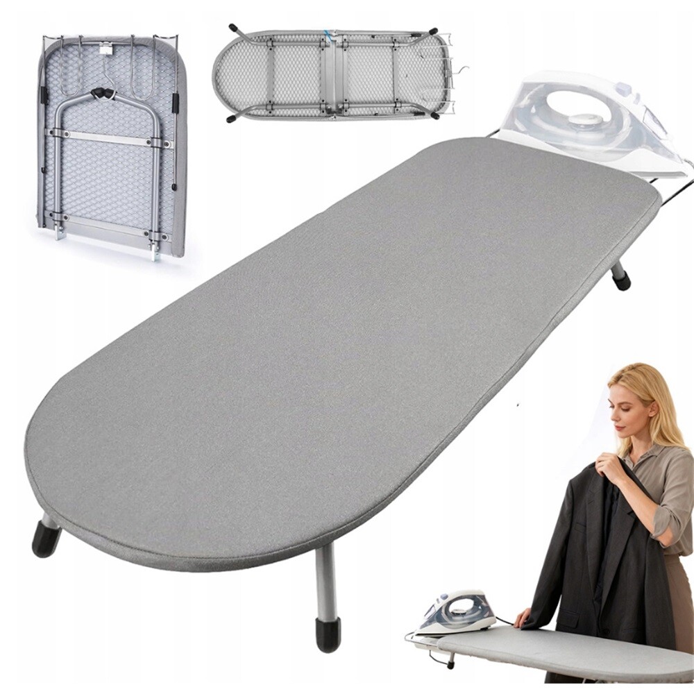 Skládací Žehlicí Prkno Na Pracovní Desku 81 X 30 CM, Protiskluzové, Přenosné