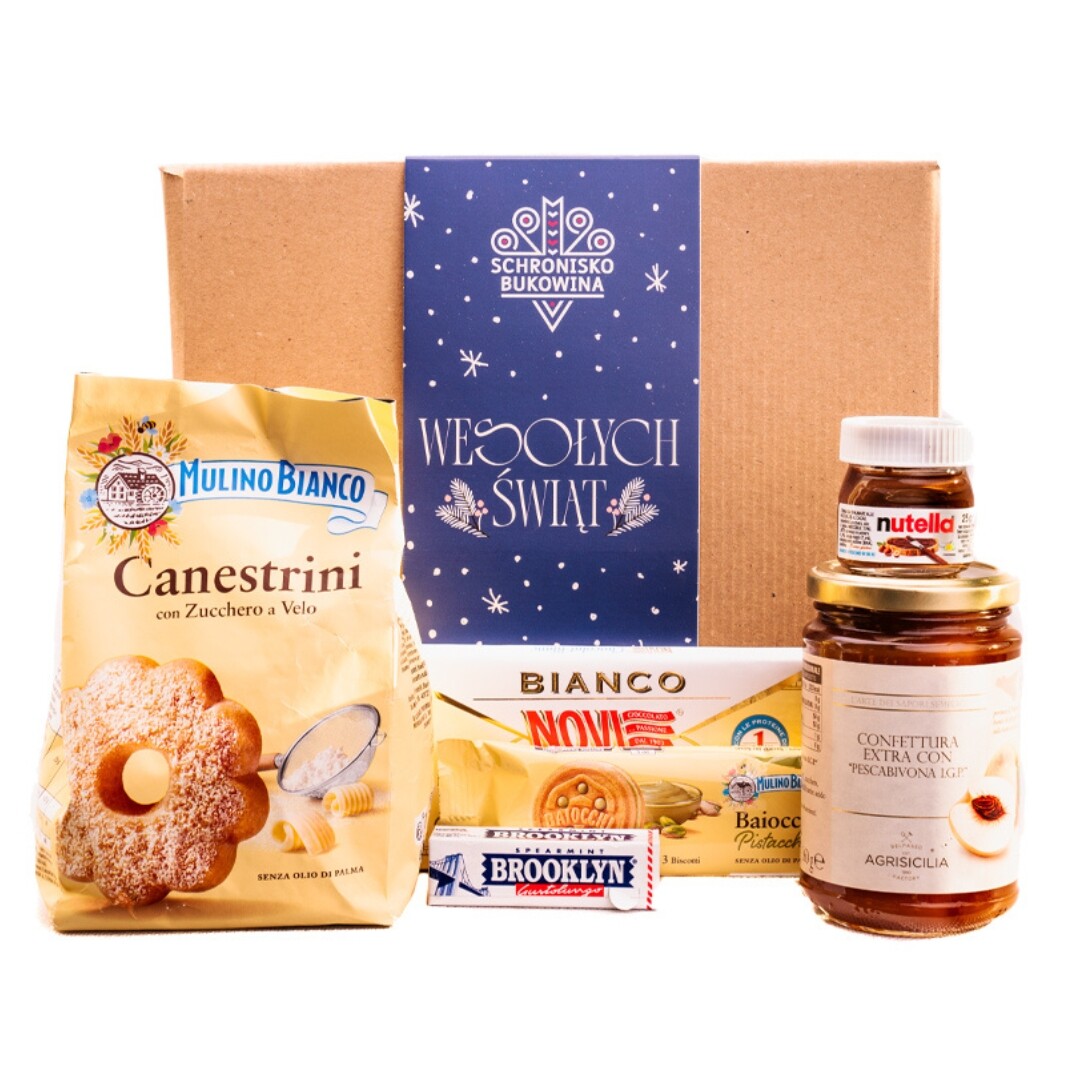 Vánoční box sada Sladké chutě Itálie Schronisko Bukowina