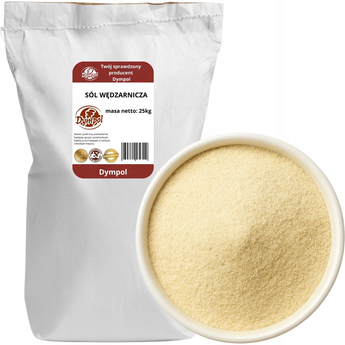 Udící Sůl Peklosól Přírodní kouřem uzená Kvalita Dympol 25 kg