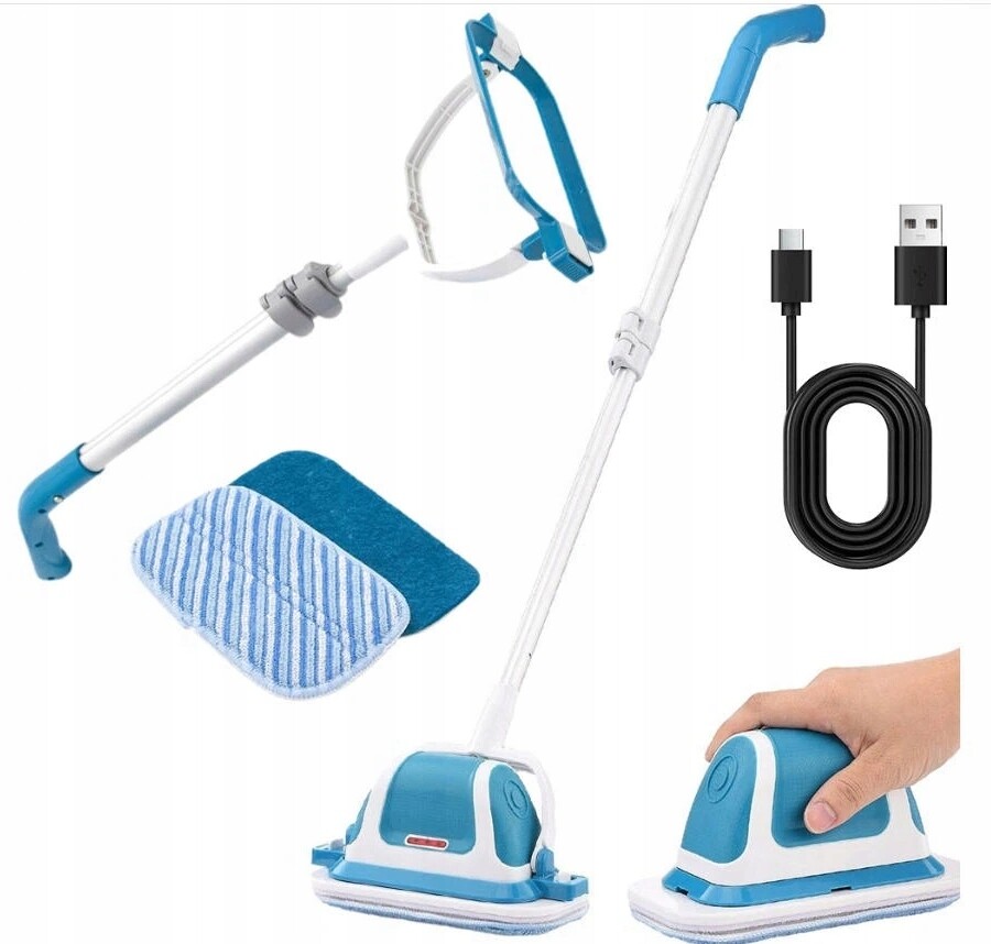 Bezdrátový Kartáč Na Čištění Skel A Domácích Povrchů S Rukojetí