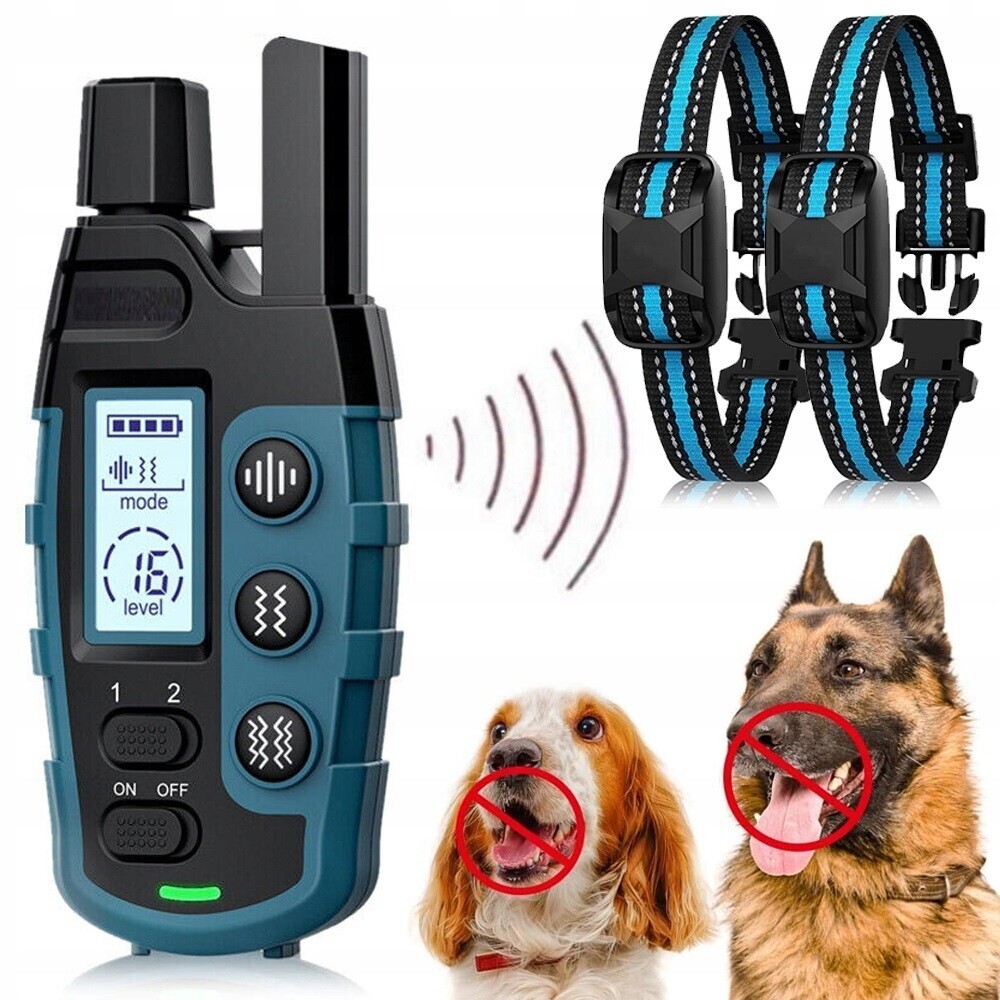 Elektrický Výcvikový Obojek Pro Psa Pro Výcvik, 3 Bezpečné Režimy Dálkové Ovládání