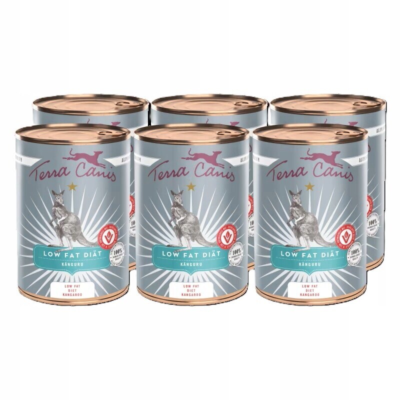Terra Canis Low Fat Kangur 6 x 400 g
