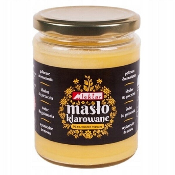 Klarované máslo Ghee Přírodní čerstvé Polské tradiční Zdravé 240g Mlektar