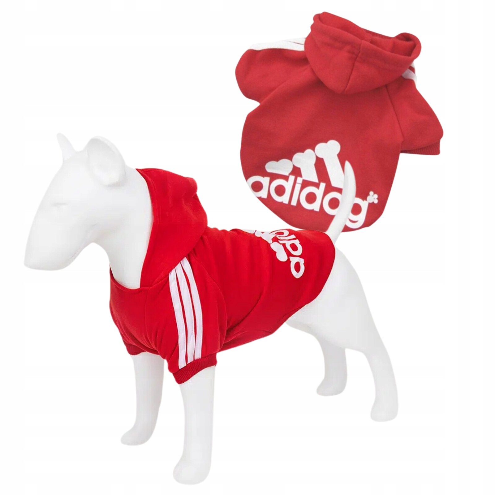 Tepláková mikina pro psa Adidog Červená 9XL